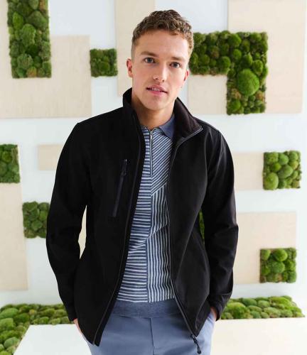 Regatta Honestly Made Recycled Soft Shell Jacket - BLK - XXL
